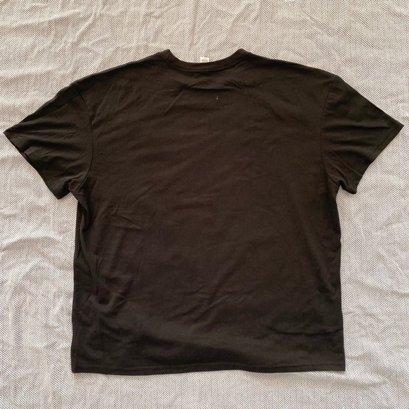 Pink Roses Black Graphic T-Shirt - Picture 2 of 6